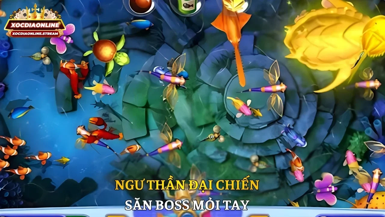 Ngư Thần Đại Chiến săn boss mỏi tay