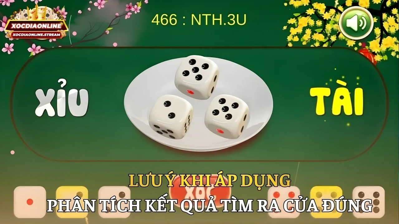 Lưu ý khi áp dụng phân tích kết quả tìm ra cửa đúng