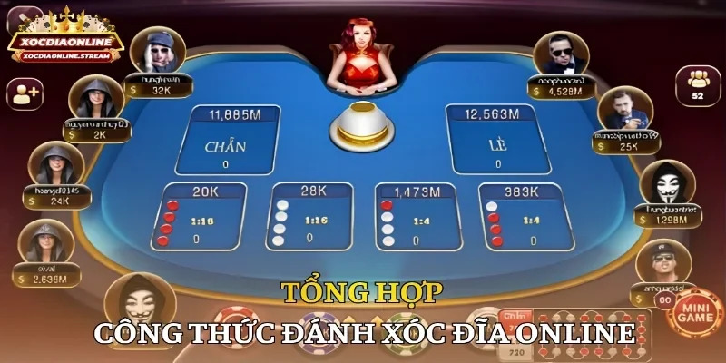 Tổng hợp công thức đánh xóc đĩa online